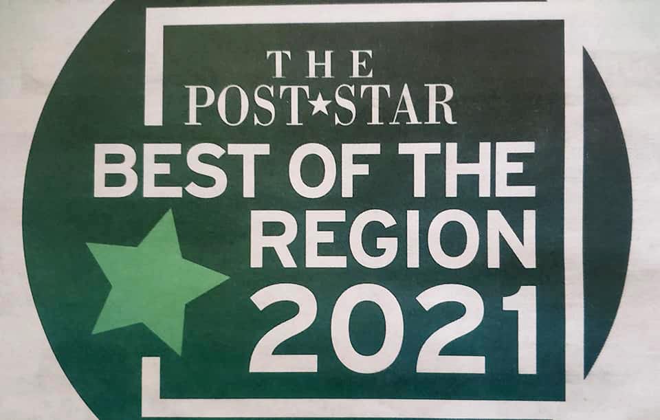 Glens Falls Post Star 2021 Best of the Region Award